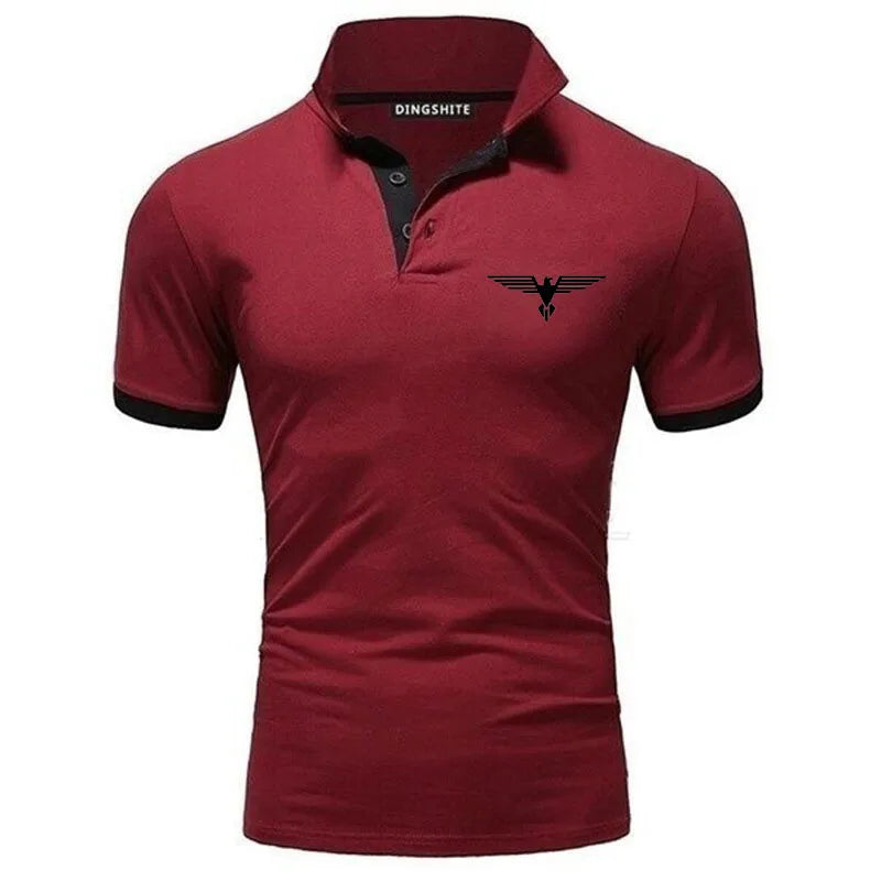 Men's Polo Collar T-Shirt – Slim Fit Casual Cotton Top