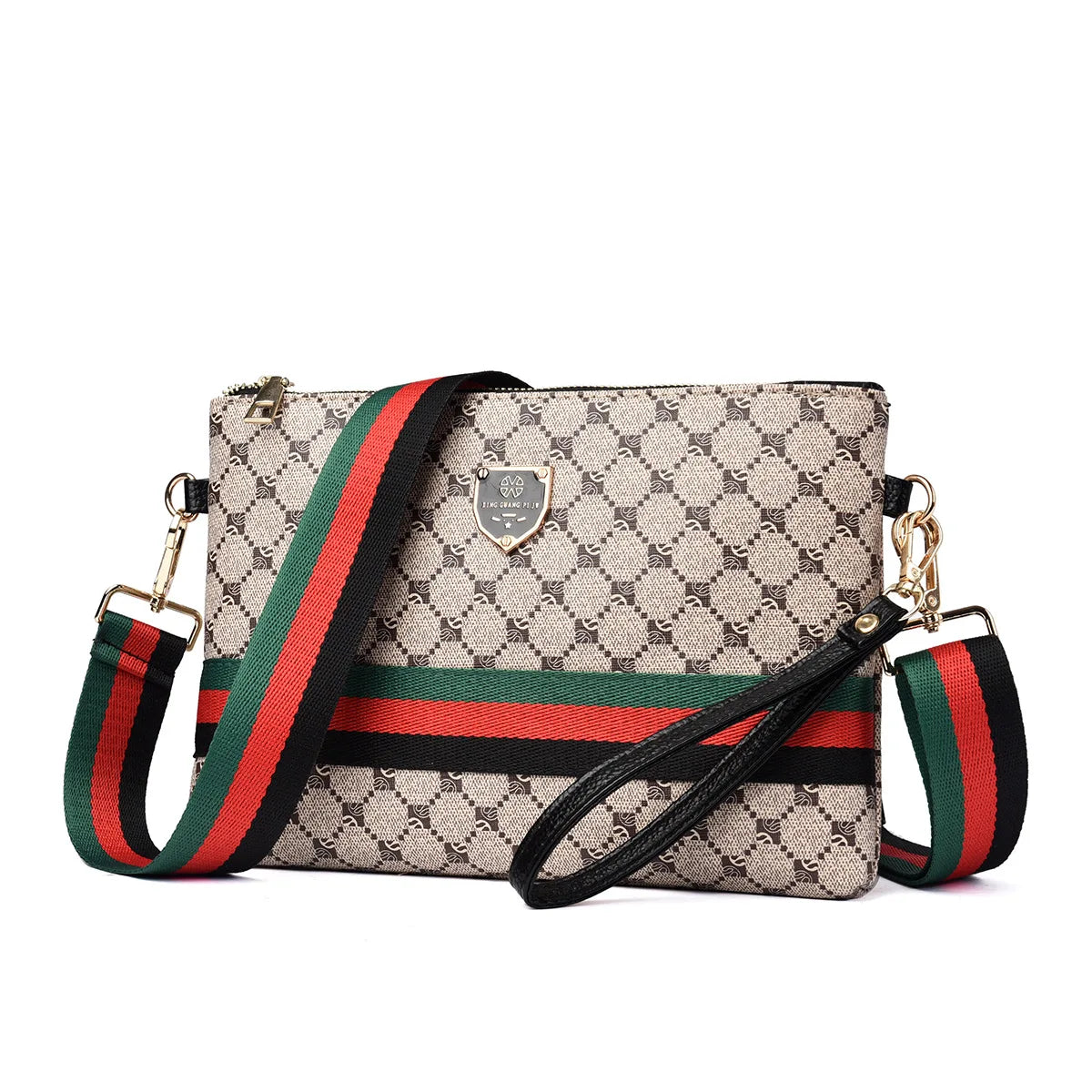 Envelope Clutch Crossbody Bag — PU Leather Shoulder Bag for Men & Women