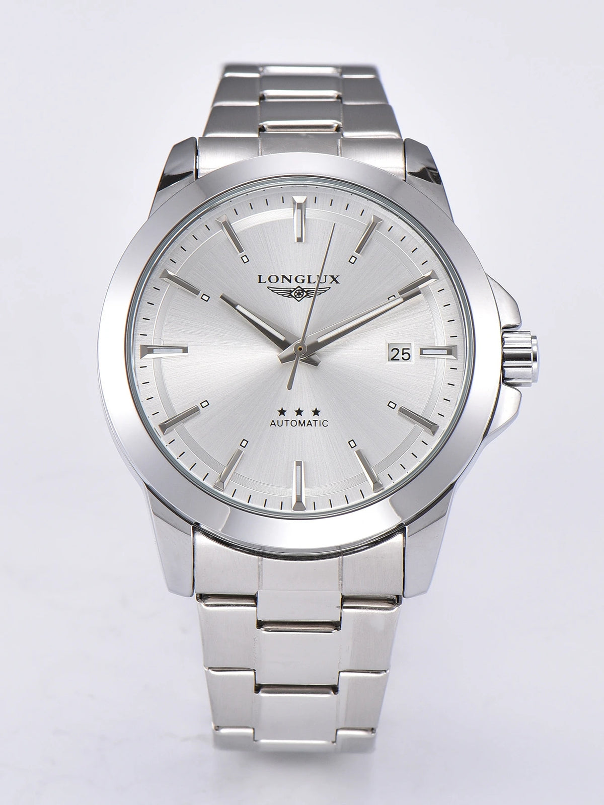 Men's automatic mechanical watch with luminous dial