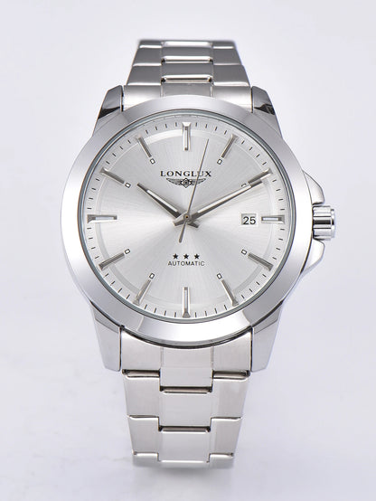 Men's automatic mechanical watch with luminous dial