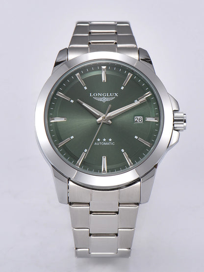 Men's automatic mechanical watch with luminous dial