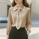 Slim Fit Long Sleeve Office Shirt