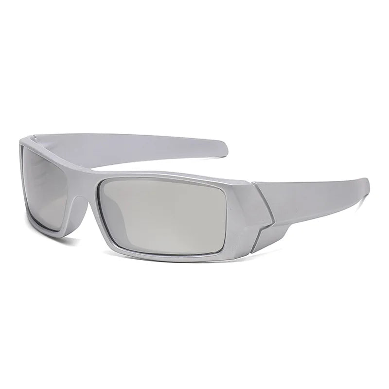 Y2K Square Sunglasses | Unisex Rectangle Mirror Shades