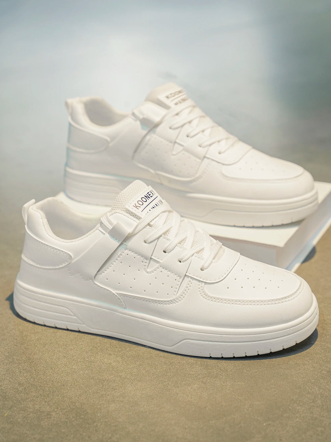 Men's Fashionable Casual Sports Shoes – Artificial Leather Everyday Sneakers