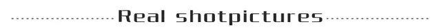 Text 'Real shotpictures' with a Black line underneath