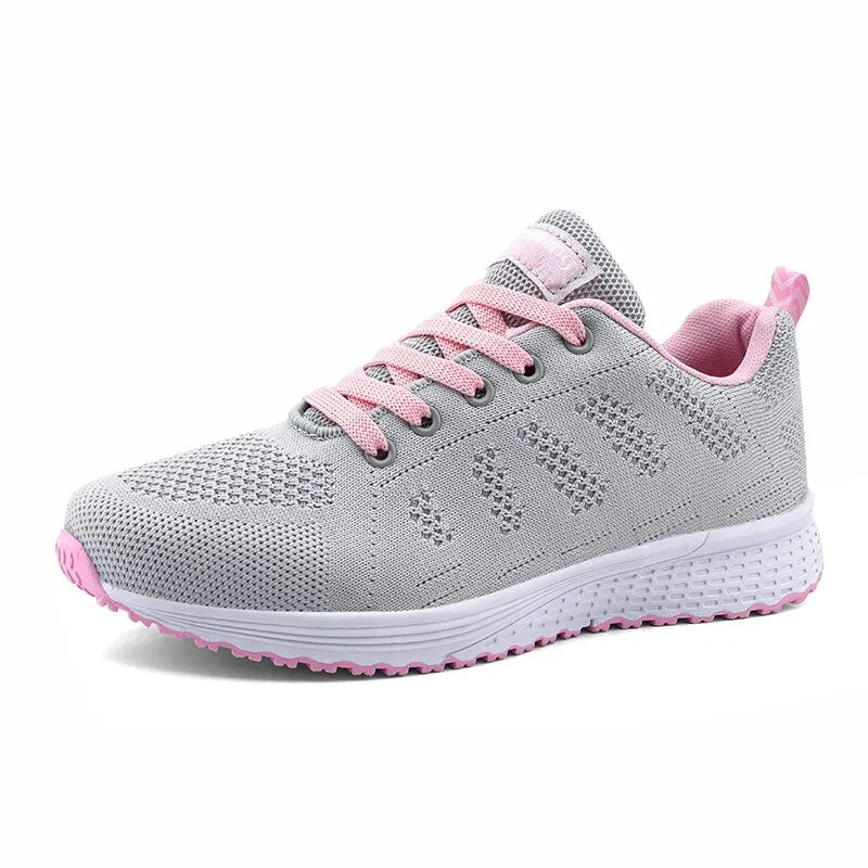 Women's Breathable Mesh Sneakers – Lightweight Casual Shoes