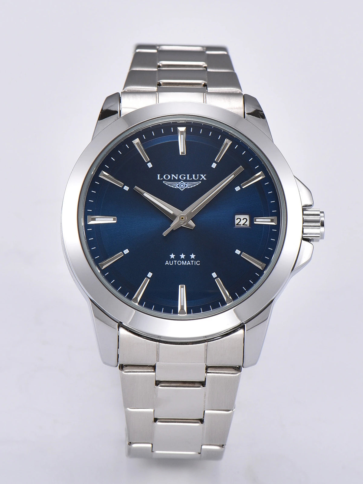 Men's automatic mechanical watch with luminous dial