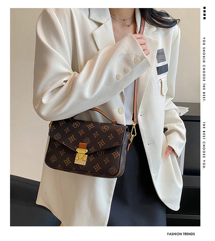 Women's Printed Floral Shoulder Bag