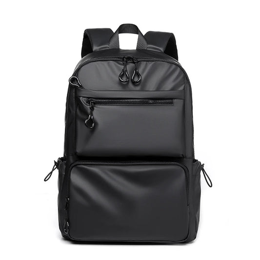 Black Men's Large Capacity Waterproof Backpack – School, Work & Travel Bag | Atlantis