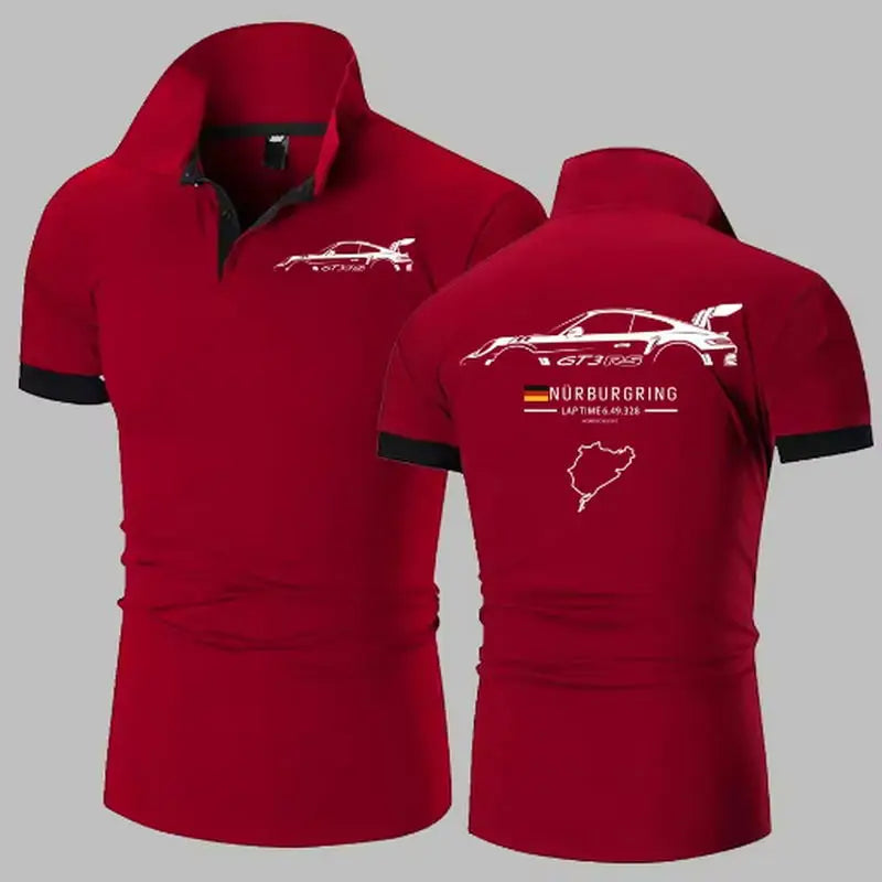 Men's GT3 RS Heavyweight Polo Shirt | Short Sleeve Performance Polo