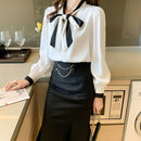 Women’s Elegant Bow Blouse