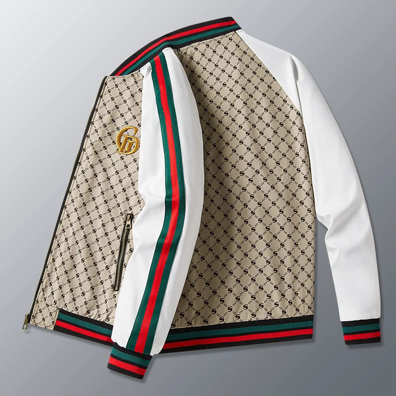 Men's Color-Block Casual Jacket – Spring & Autumn Zip-Up