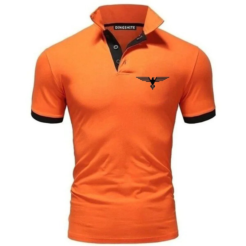 Men's Polo Collar T-Shirt – Slim Fit Casual Cotton Top