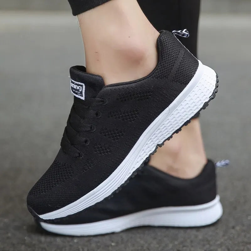 Women's Breathable Mesh Sneakers – Lightweight Casual Shoes