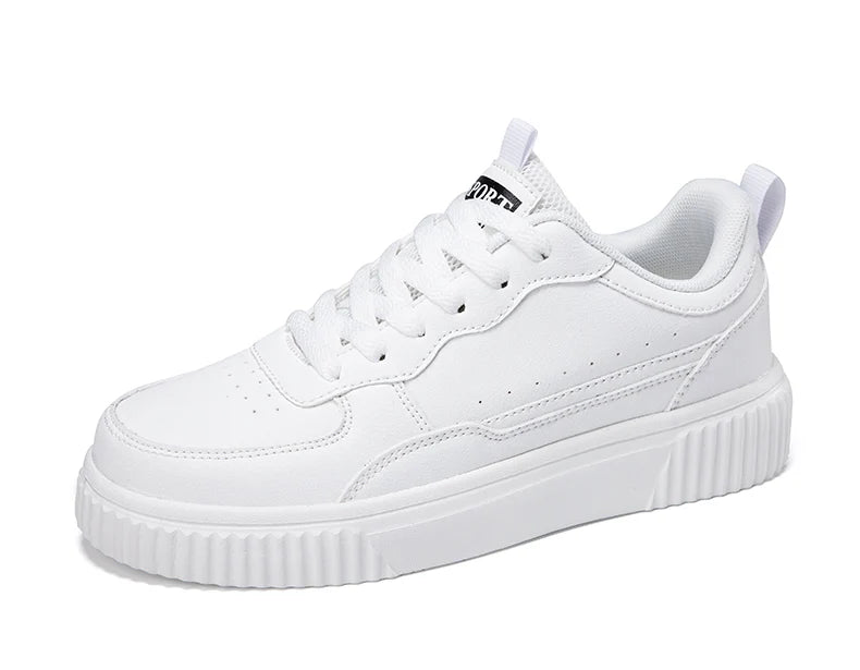 Casual Breathable Walking Sneakers – Lightweight Flat Sole Everyday Shoes