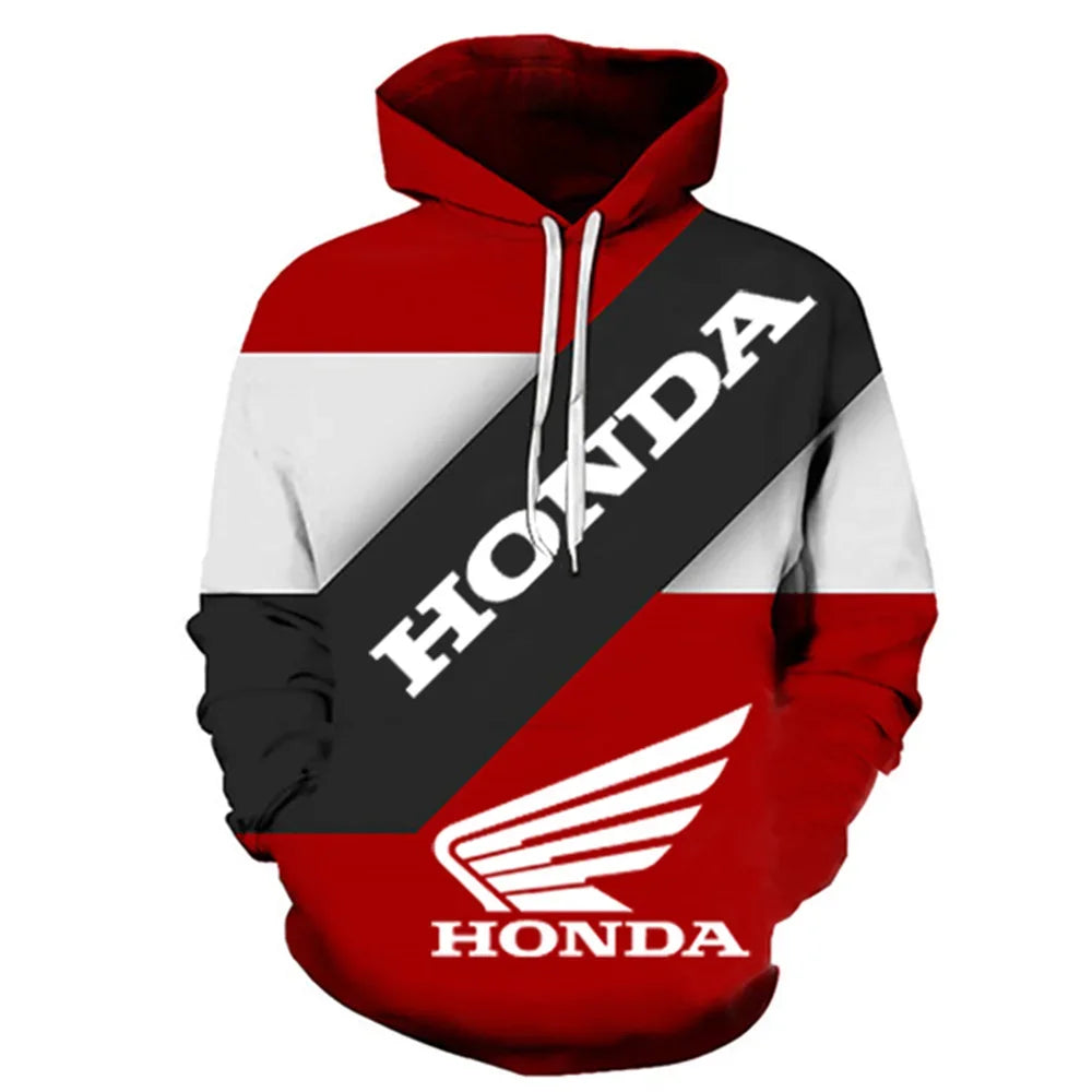 Men's Motorcycle Graphic Hoodie 3D Printed Pullover