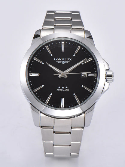 Men's automatic mechanical watch with luminous dial