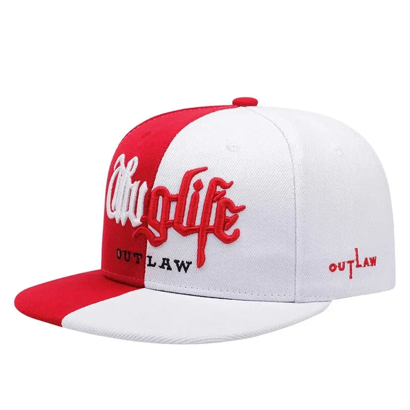 Thuglife Outlaw Snapback Cap – Hip Hop Flat Brim Hat