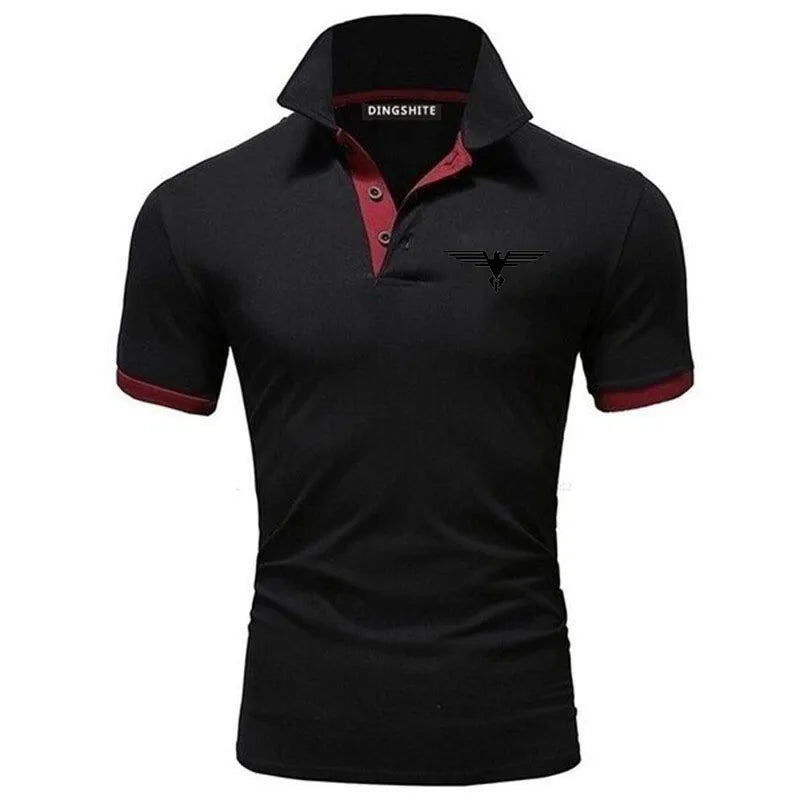Men's Polo Collar T-Shirt – Slim Fit Casual Cotton Top