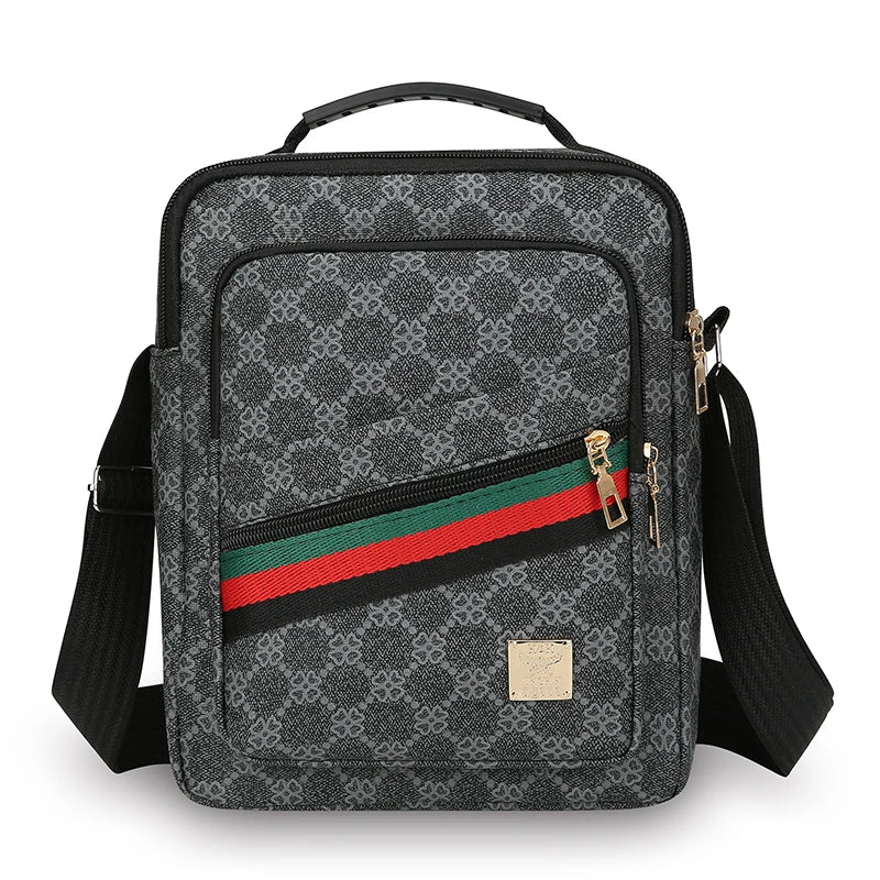 Men's Waterproof Crossbody Bag – Multi-Layer Business Messenger for Travel & Daily Commute