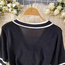 Women’s Elegant Knitted Midi Dress