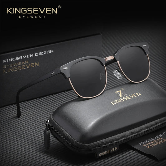 Half Frame Polarized Sunglasses