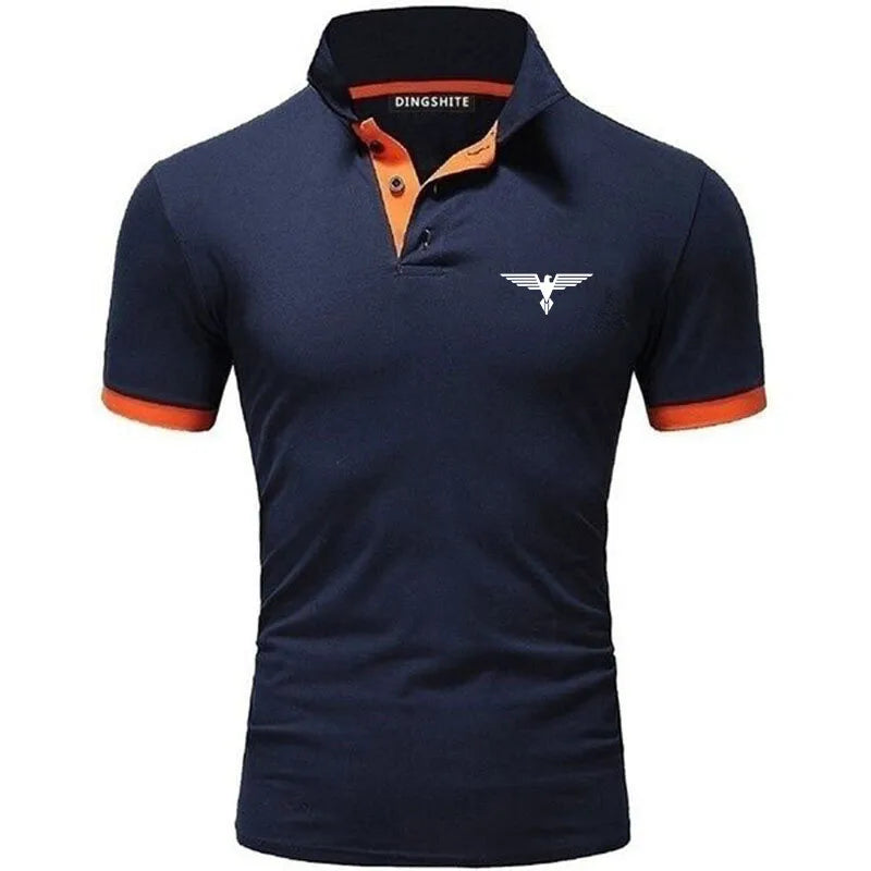 Men's Polo Collar T-Shirt – Slim Fit Casual Cotton Top