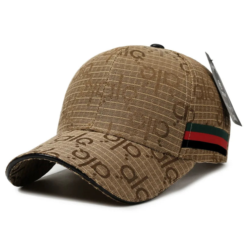 Unisex Letter Baseball Cap – Embroidered, UV-Shield Brim
