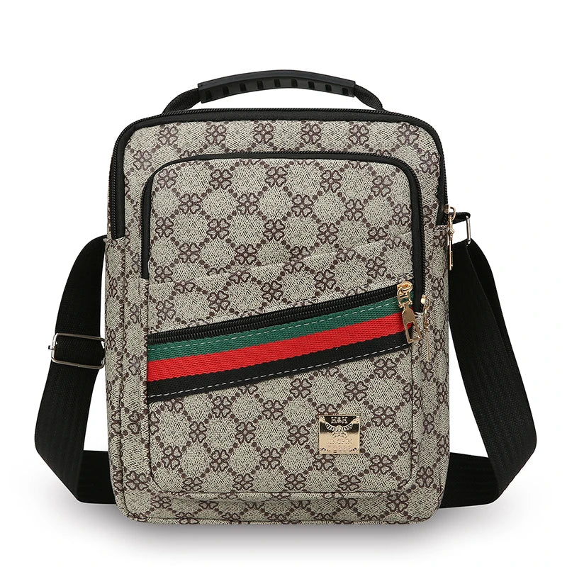 Men's Waterproof Crossbody Bag – Multi-Layer Business Messenger for Travel & Daily Commute