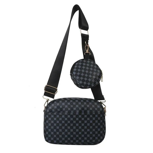 Vintage PU Leather Shoulder Bag Women’s Crossbody Tote