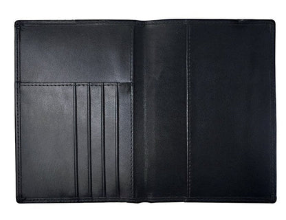 Atlantis genuine leather RFID passport holder detail