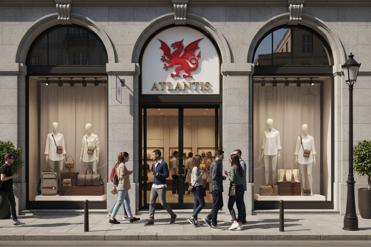 Atlantis Storefront Banner – Clothing Forward with Correct Logo