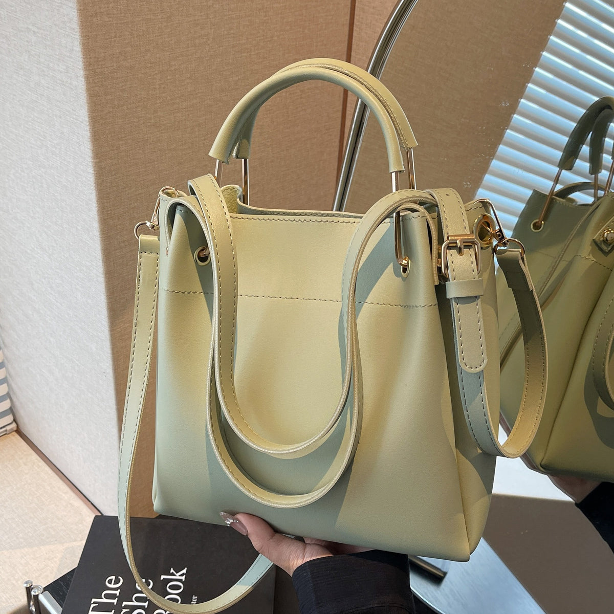 Women's PU Leather Bucket Bag | Shoulder & Crossbody - image 1