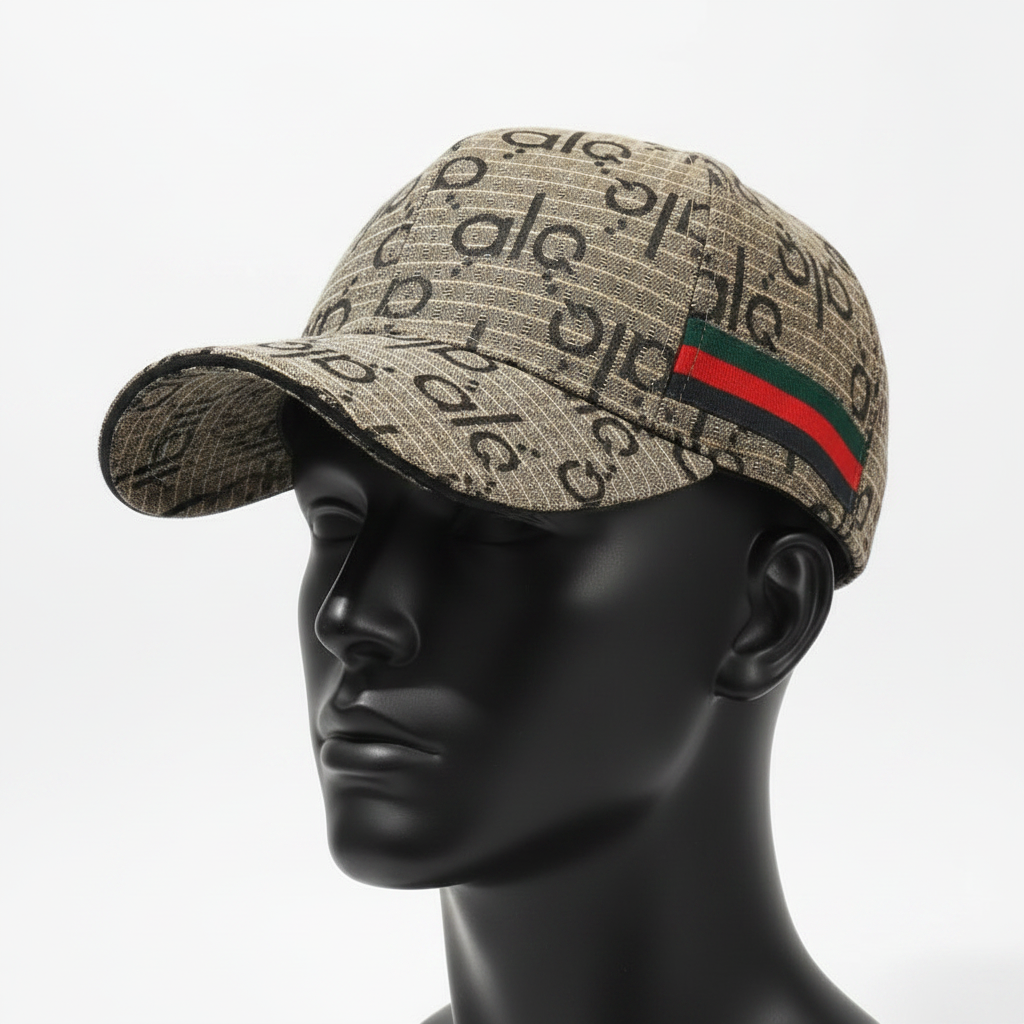 Beige Cap – Fresh White Background
