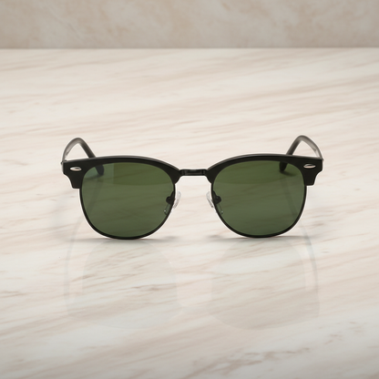 Black Green Flat Lay
