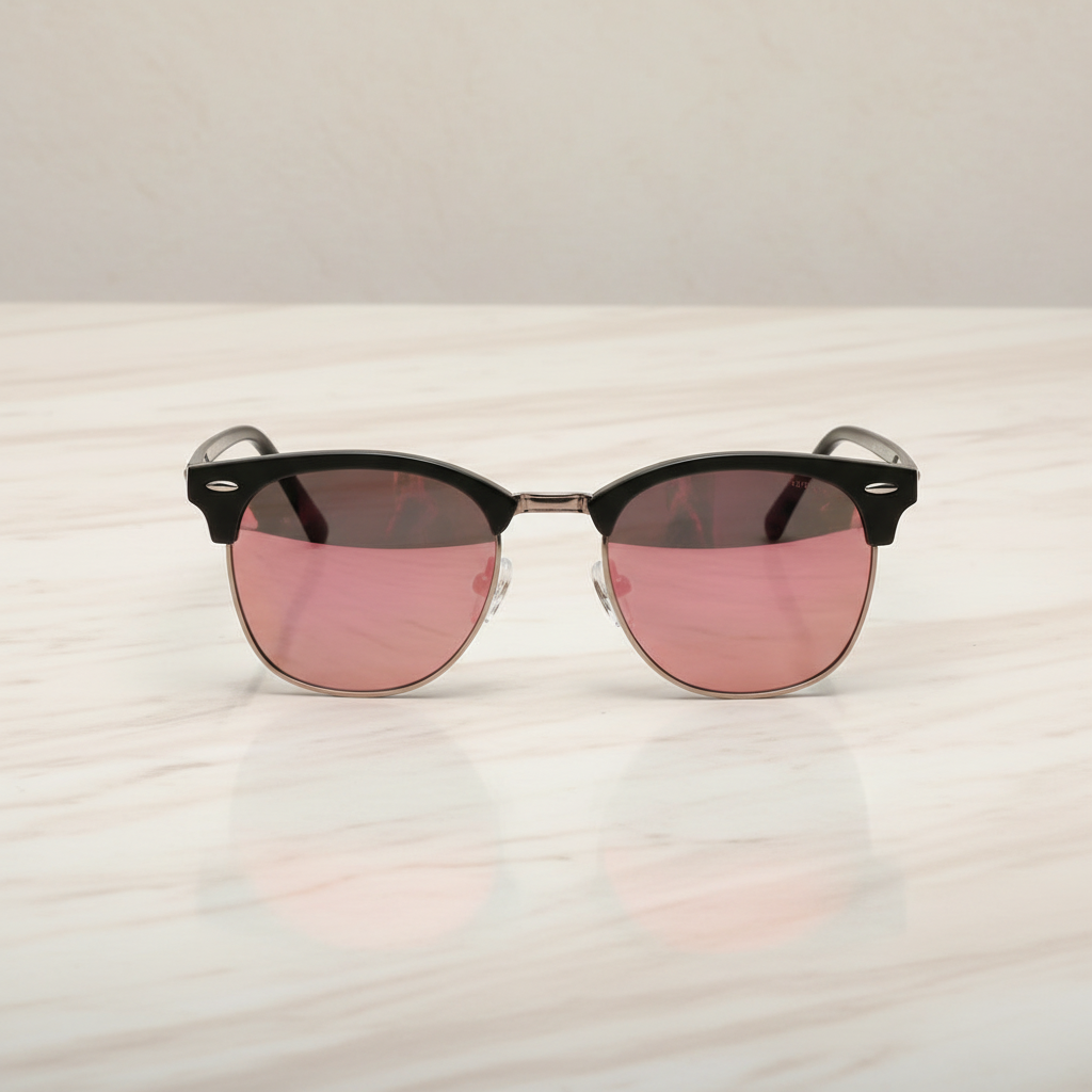 Black Pink Flat Lay
