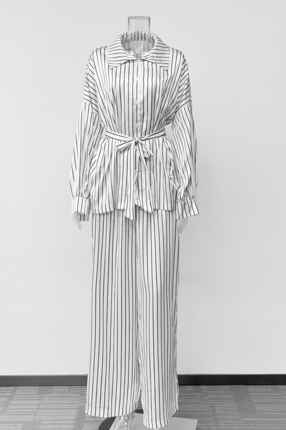 Black white stripes ghost mannequin