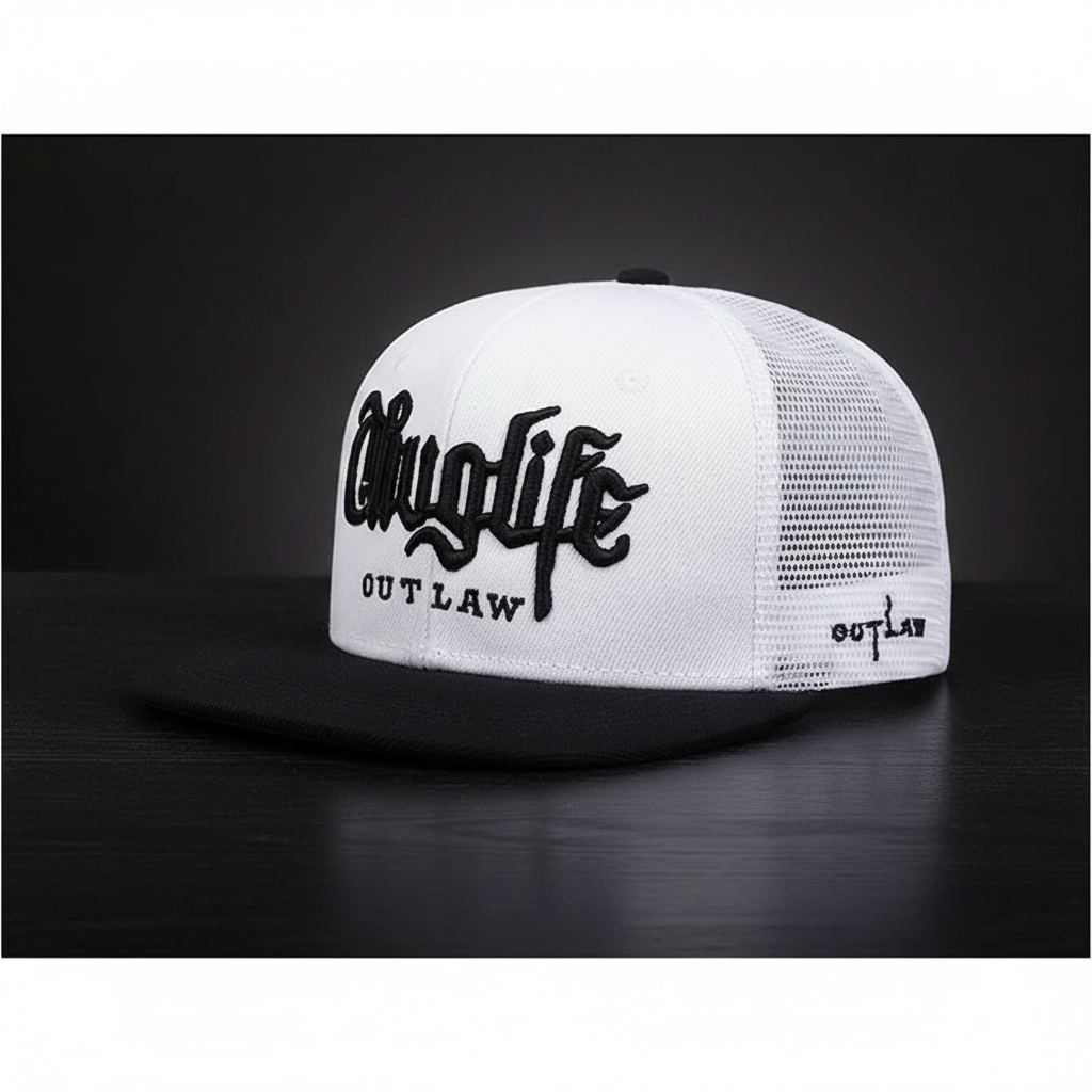 Cap — White Mesh
