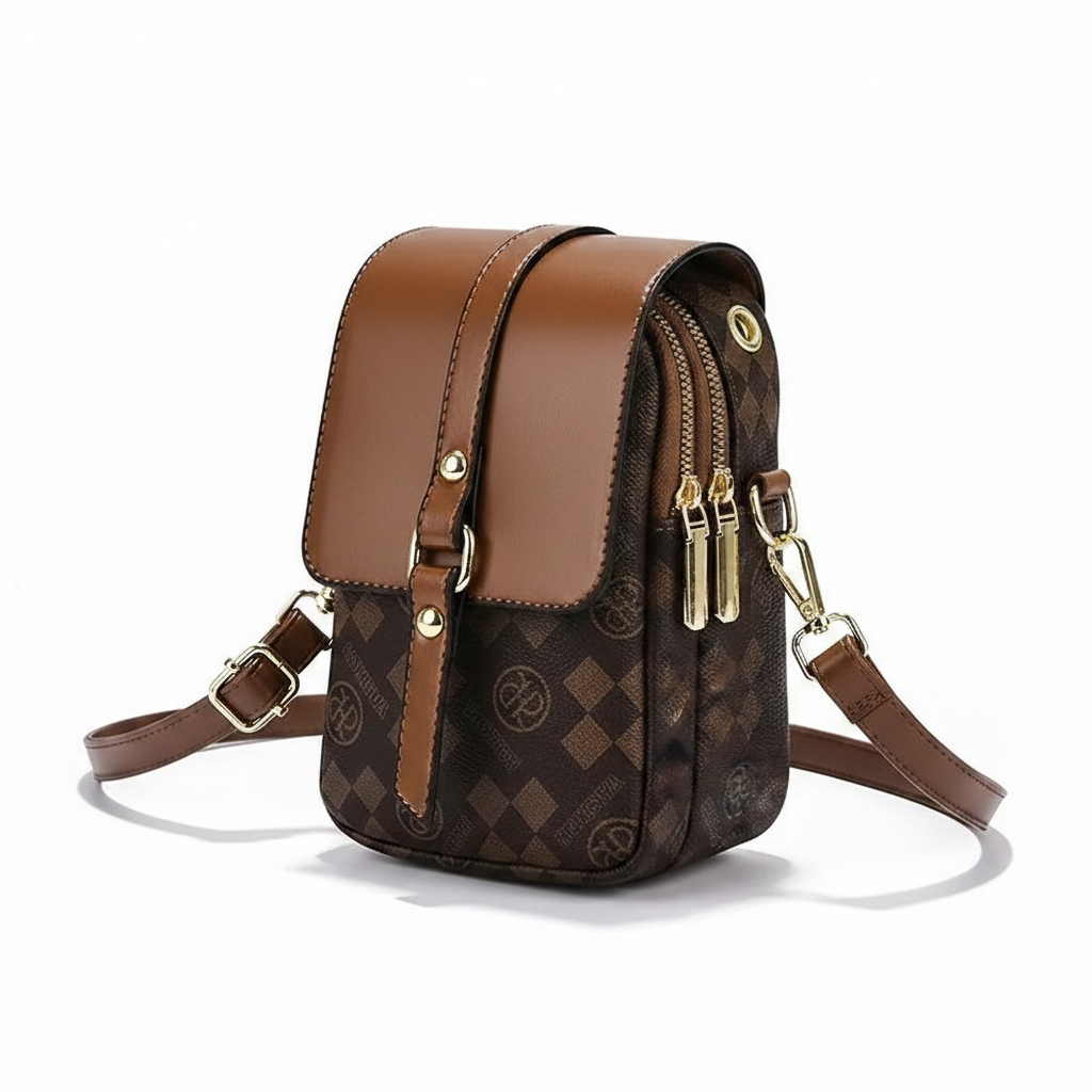 Coffee Brown — Slight Angle, White BG