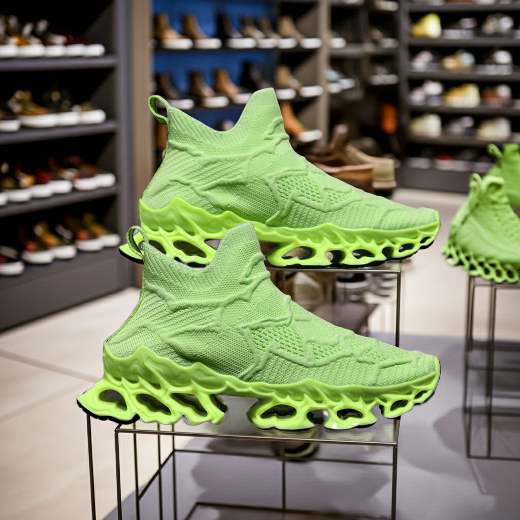 Men's Colorblock Casual Sneakers – Lightweight Everyday Wear