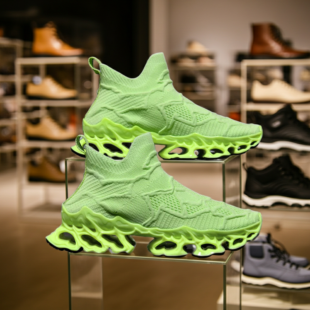 Men's Colorblock Casual Sneakers – Lightweight Everyday Wear