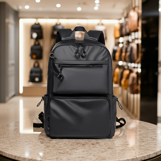 Men's Large Capacity Waterproof Fashion Backpack – School, Work & Travel Bag