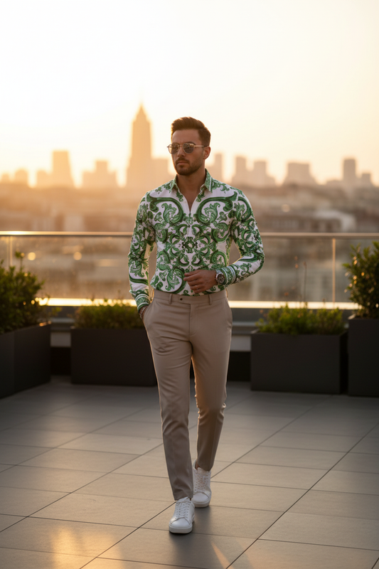 Outdoor lifestyle — Men's Bold Pattern Shirt