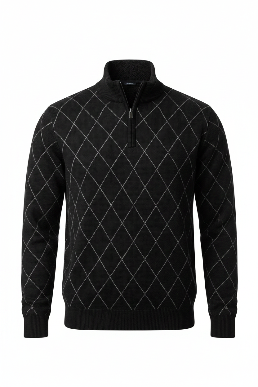Quarter Zip - Black