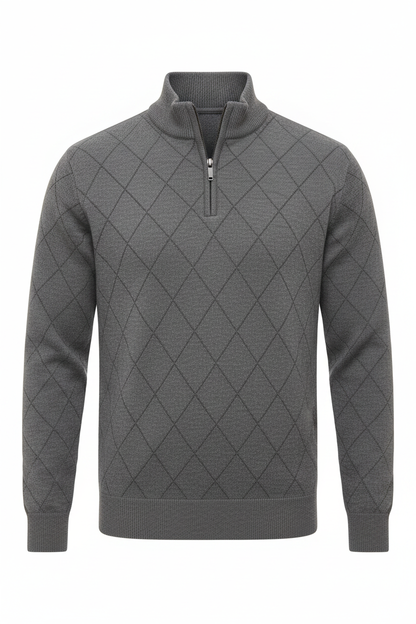 Quarter Zip - Grey