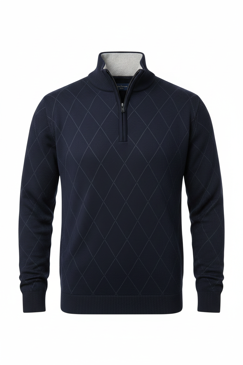 Quarter Zip - Navy