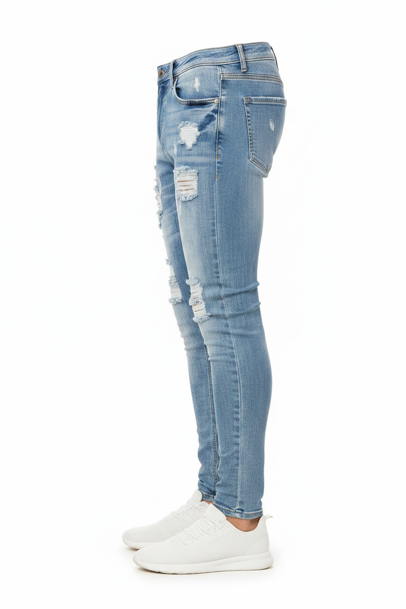 Ripped Jeans Side