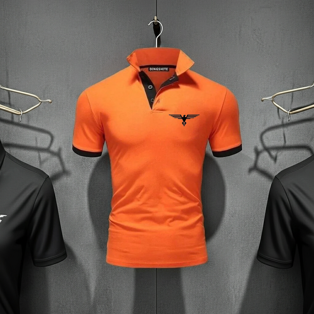 Men's Polo Collar T-Shirt – Slim Fit Casual Cotton Top