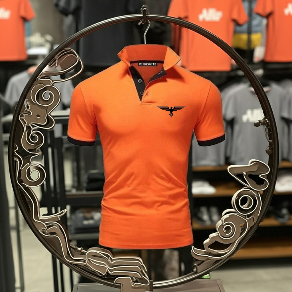 Men's Polo Collar T-Shirt – Slim Fit Casual Cotton Top