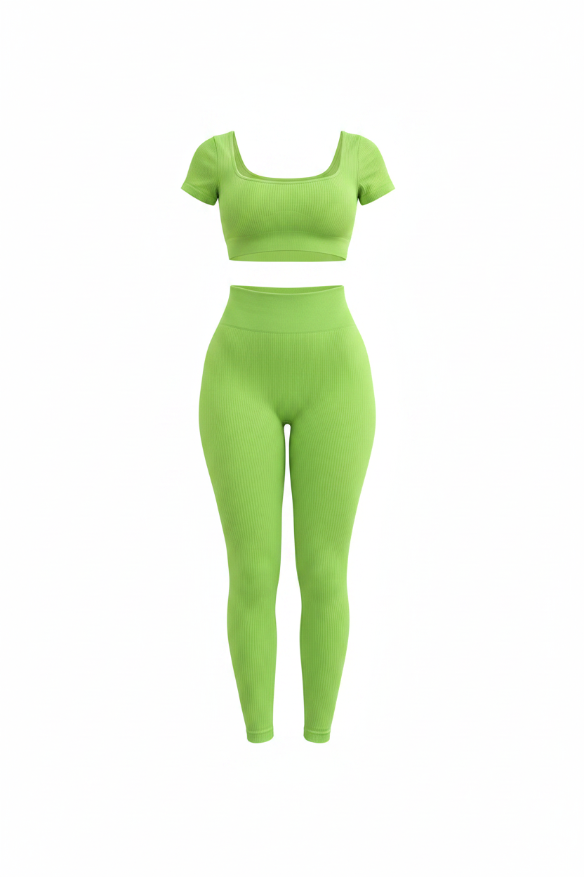 Yoga Set - Grass Green